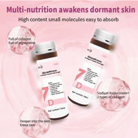 Boisson Buccale Éclaircissante et Blanchissante en 7 Jours, aux L-Glutathion, Acide Hyaluronique et Collagène pour Adultes
