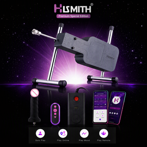 Macchina per il Sesso Hismith Premium Edizione <span class=keywords><strong>Speciale</strong></span> 3 in 1 con Telecomando Cablato e Controllo tramite App Hismith con Sistema KlicLok - Product Image 1