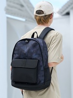 Sac à dos zippé grande capacité en polyester Oxford, sacoche d'ordinateur originale de style coréen pour l'université