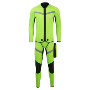 Divestar Water Rescue Wetsuit Men Diving Suit 3 MM Neoprene With Pocket For Water Lifeguard Diver Surf Diving Spearfishing