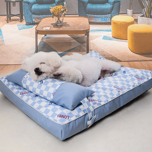 New <strong>Fashion</strong> <strong>Dog</strong> Cat <strong>Bed</strong> Detachable and Washable Pet <strong>Bed</strong> Plaid with Pillow Giant <strong>Dog</strong> <strong>Bed</strong> - Product Image 3
