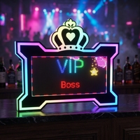 Exhibidor de Botellas VIP de Acrílico al por Mayor con Iluminación LED y Recubrimiento UV para Uso en Discotecas