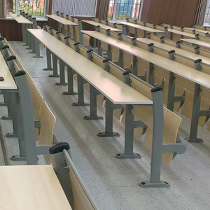 Aulas universitarias estilo Pie <span class=keywords><strong>de</strong></span> hierro a bajo precio <span class=keywords><strong>de</strong></span> fábrica con mesas y sillas <span class=keywords><strong>de</strong></span> fila salas <span class=keywords><strong>de</strong></span> conferencias auditorios sillas <span class=keywords><strong>de</strong></span> Iglesia - Product Image 4