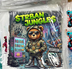 Pegatinas de Transferencia Térmica de Silicona Lavables con Diseños de Dibujos Animados, Tamaño Personalizado, Fáciles de Aplicar con Prensa de Calor para Textiles - Product Image 1