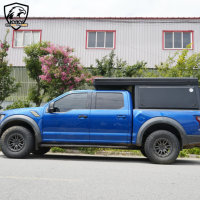 Huntoo Pop up Truck Camper Hard Side Pop Top Roof Tent Aluminum Truck Bed Camper pour F150 Hilux Silverado
