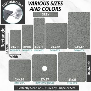 Tapis de salle de bain antidérapant en caoutchouc et loofah, fait main, anti-poussière, imperméable, doux, réversible, adapté aux animaux domestiques, pour la maison et l'hôtel - Vente chaude - Product Image 6