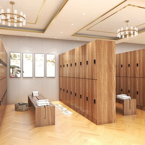 Chất lượng cao bền HPL nhỏ gọn Laminate nhân viên thay đồ cho spa và phòng tắm hơi phòng - Product Image 4