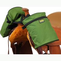 Sac de selle pour cheval TrailMax Heavy Duty, sac de randonnée à cheval, sac arrière imperméable, sac de selle pour cheval durable