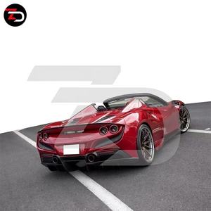 Diffuseur de lèvre arrière en Fiber de carbone, jupes latérales, becquet pour Ferrari <span class=keywords><strong>F8</strong></span> <span class=keywords><strong>Spider</strong></span>, nouveau Style, <span class=keywords><strong>prix</strong></span> d'usine - Product Image 6