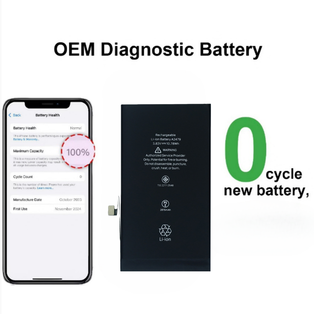 High-capacity Mobile Phone Battery Diagnostics Can Display Battery Status Battery Has 0 Cycle Life and Is Suitable for IPhones