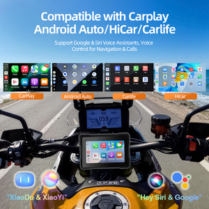 Nueva Pantalla de Navegación para Motocicleta JMC de 5 Pulgadas, Montaje Frontal, IP67 Impermeable, IPS, Resolución 858x480, WiFi, BT5.0, Android Auto Inalámbrico - Product Image 6