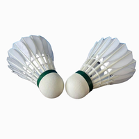 STNO 10 Volants de badminton en plumes de canard - Balles de sport de haute qualité pour l'entraînement et la compétition, adaptées aux clubs et aux familles