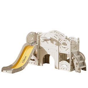 Offre Spéciale : Ensemble Balançoire Intérieur avec Toboggan en Plastique Robuste pour Enfants, Grande Capacité de Charge, Idéal pour Parcs ou Bébés - Product Image 1