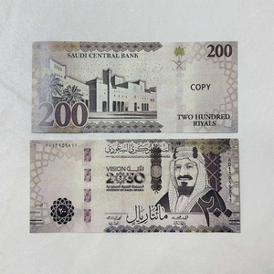Chất lượng cao thực tế saudi tiền giấy dán jubba abaya thobe Prop Tiền Phong Cách Hiện Đại 5 10 20 50 100 200 500 riyals - Product Image 6