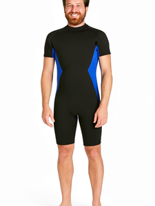 2025 Latest Model <b>Men's</b> One-Piece Swimming Suit - High-Quality Breathable Quick-Dry Swimwear with Custom Logo - Product Image 1