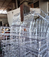 Chaise de mariage empilable en métal de haute qualité pour événements hôteliers, banquets et mariages – Vente en gros