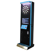 Machine de jeu d'arcade commerciale à monnayeur, jeu de fléchettes électronique sur pied avec écran LED pour bar