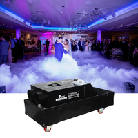 Machine à brouillard à double jet d'eau de haute qualité, à faible émission, effet glace sèche, 3300W, pour effets de scène de mariage