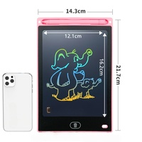 Tablette d'écriture LCD WUHUANG 2026 pour enfants de 0 à 14 ans, 8,5 pouces, en plastique PP/tissu non tissé, unisexe, dessin DIY à énergie lumineuse