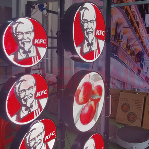 Kỹ thuật số điện tử Vòng <span class=keywords><strong>LED</strong></span> biển hiệu thay đổi ký tự tùy chỉnh chiều dài khung bán buôn/Cửa hàng quảng cáo <span class=keywords><strong>LED</strong></span> hiển thị - Product Image 5