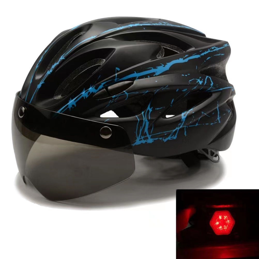 Glossy Black and Blue with Tail Light