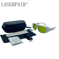Lunettes de sécurité laser à haute densité optique Lunettes de protection pour laser ND YAG et lasers à fibre 800-1100nm