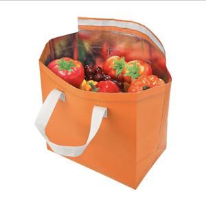 Custom Logo Disposable Non-Woven Insulated Cooler <b>Bag</b> Waterproof <b>Thermal</b> Food <b>Delivery</b> Takeaway <b>Bag</b> OEM ODM - Product Image 6