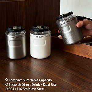 Tazze in Acciaio Inox 304 con Logo Personalizzato, Stampate e Lucidate, Bicchieri Rotondi, Thermos per Esterni, Regalo Promozionale - Product Image 4