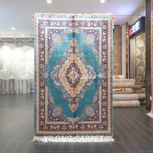 4x6ft nhung <span class=keywords><strong>rug</strong></span> Ba Tư vải etsy giá trị Trung Quốc làm cho giá chăm sóc thảm lụa - Product Image 1