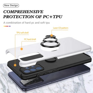 Funda para Teléfono Móvil Dos en Uno con Soporte Metálico, Carcasa Trasera para Samsung Galaxy <span class=keywords><strong>A32</strong></span> 5G A42 5G <span class=keywords><strong>A52</strong></span> <span class=keywords><strong>A72</strong></span> - Product Image 2