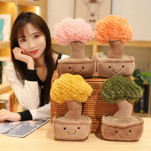 Hot Selling Yulip Plushie Potted Plants Soft Home <b>Sofa</b> Decoration Flower Cactus Dolls Novelty <b>Stuffed</b> Toys Ready to Ship - Product Image 2