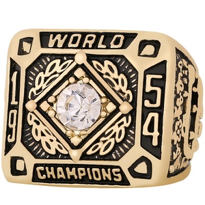 Anéis de Campeonato Personalizados da Fábrica 1954 San Francisco Giants, Anel Esportivo de Beisebol em Liga de Zinco Banhado a Ouro de Alta Qualidade - Product Image 3