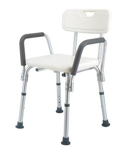 Taburete de Ducha Plegable y Ajustable de Aluminio Ligero con Capacidad de 120 kg para Rehabilitación y Cuidado Postoperatorio en el Hogar - Product Image 3