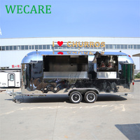 Wecare caravane rapide mobile magasin restaurant kiosque alimentaire hamburger nourriture bbq camping-car concession foodtruck remorque cuisine camion