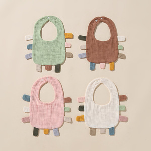 Tissu imprimé personnalisé fantaisie multicolore coton 18-24 mois bébé couverture bavoirs vêtements bébé bavoirs pour adulte - Product Image 3