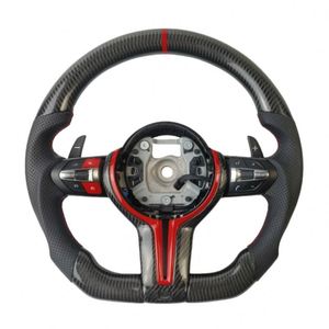 Volante de carbono de alto rendimiento, directo de fábrica, para <span class=keywords><strong>BMW</strong></span> M2 M3 M4 M5 X5 <span class=keywords><strong>X6</strong></span> F30 F10 F20 E90, volante de carreras - Product Image 3
