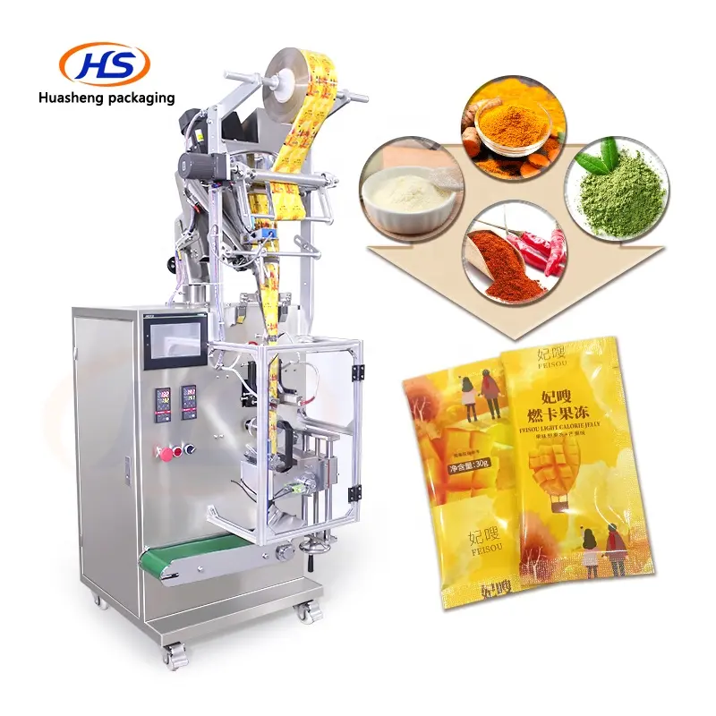 2023 Small packaging machine automatic bag making machine side sealing sweetener powder packing machine