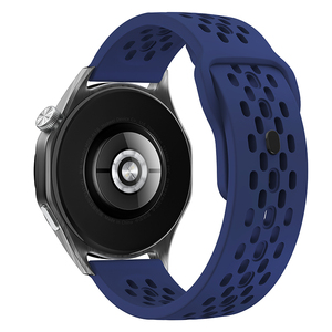 <span class=keywords><strong>Bracelet</strong></span> de montre intelligente de luxe respirant avec trous de 18 mm, 20 mm, 22 mm, <span class=keywords><strong>bracelet</strong></span> de remplacement en caoutchouc plat pour <span class=keywords><strong>Samsung</strong></span> NEW <span class=keywords><strong>Smartwatch</strong></span> - Product Image 5