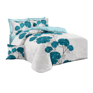 Set di Biancheria da Letto Moderno con Stampa Floreale, Copripiumino con Tasche Profonde, Lenzuolo Piatto, Lenzuolo con Angoli e Federe - Product Image 1