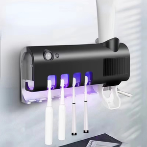 Disinfettante gratis punzone a parete porta spazzolino automatico spremere dentifricio intelligente porta spazzolino da denti - Product Image 3