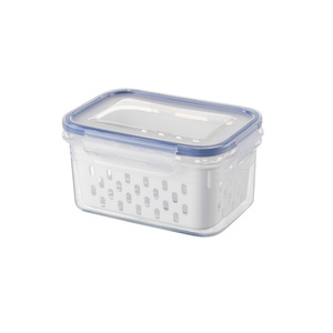 Manufacturer's Best-selling Kitchen Food Preservation Box Detachable Drain Basket Fruit And Vegetable Storage Box