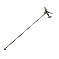 Agitateur à Cocktail en forme d'avion, 50 w, 9 pouces, accessoires pour bar, agitateur de boissons, café en métal inoxydable