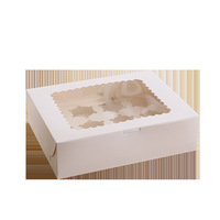 Caja para Empacar Cupcakes con Capacidad para Dos Cupcakes, Divisores Elevados, Portátil, Material de Grado Alimenticio, Caja Completa