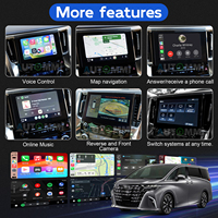 Kit d'interface décodeur sans fil Apple CarPlay Android Auto pour Toyota Alphard Vellfire ANH35 2020-2023 – Amélioration de l'écran d'origine