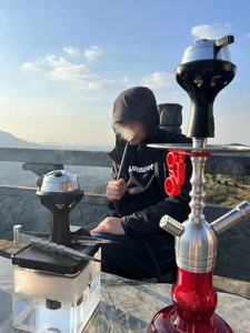 Original alemán de alta calidad Amy Deluxe Hookah Set variedad de estilos de acero inoxidable interior fiesta Club Bar Chicha Hookah Shisha - Product Image 2