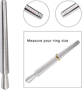 Goede Prijs Sieraden Metalen Aluminium <span class=keywords><strong>Ring</strong></span> Sizer Doorn Meter Versteller Tool Hongjia HJ-RSM001 Cn; Jin - Product Image 3