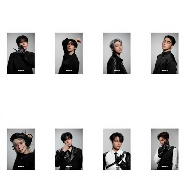 2026 New ATEEZ Acrylic Stand Figure, Kpop Boy Group Merch Tabletop Ornament Collection Yeosang Yunho Mingi Hongjoong Fan Gift