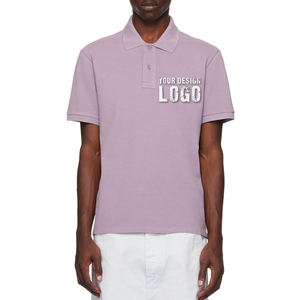 T-shirt décontracté d'été pour homme, col à revers, délavé, ample, respirant, sportif, vente en gros OEM, manches courtes, surdimensionné - Product Image 1