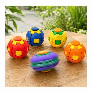 Retail Display Colorful Gear Sphere Hand Rotation <b>Toy</b> Smooth Spinner Action Stress Relief Gift Export Supplier - Product Image 3