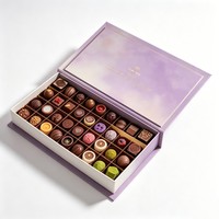 Boîte cadeau de luxe personnalisée pour Baklava et dattes du Moyen-Orient, emballage chocolaté pour dattes fourrées, noix et fruits secs